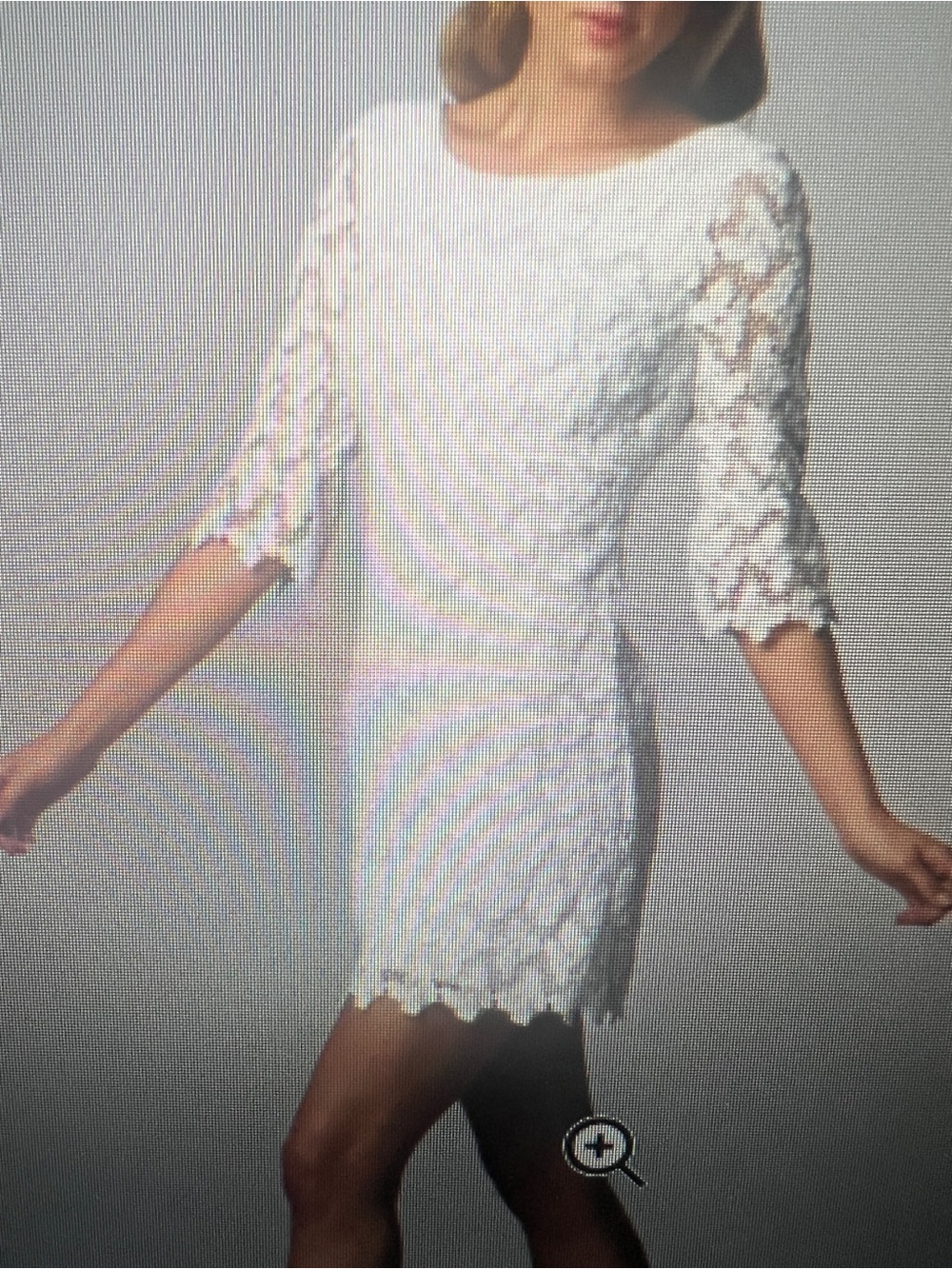 Lilly Pulitzer Shayna Crochet Lace Dress White Papillon Butterfly Lace 8